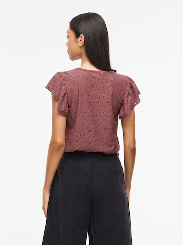 VILA Blouse 'VIKAWA' in Bruin