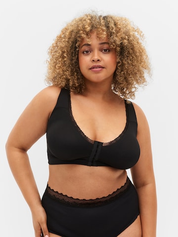 Devoted by Zizzi Bustier BH 'LERVA' i sort: forside