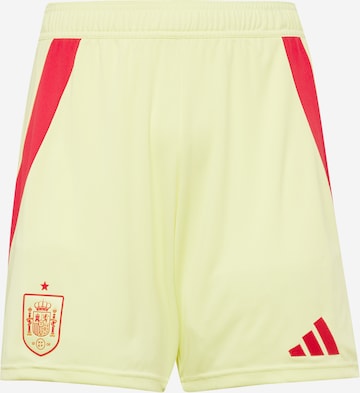 ADIDAS PERFORMANCE - regular Pantalón deportivo 'Spain 24 Away' en amarillo: frente
