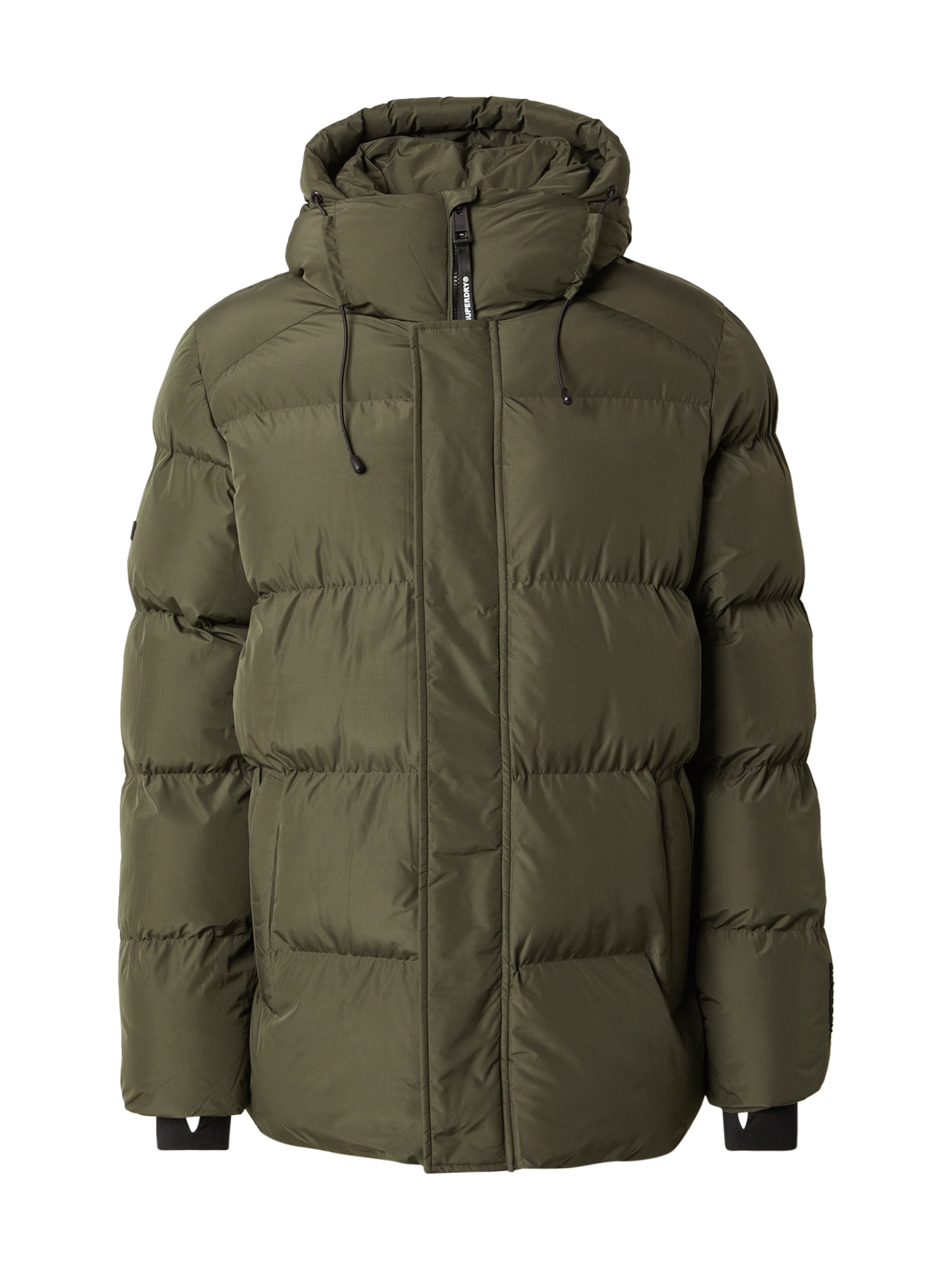 Veste d’hiver '5 Baffle' Superdry en vert : devant