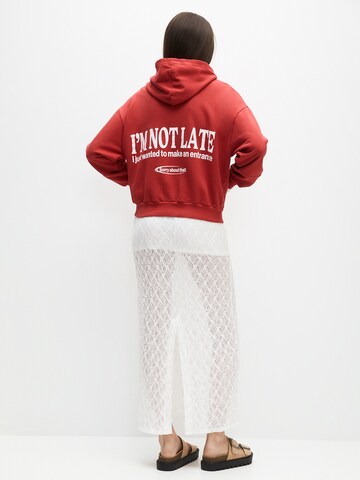 Pull&Bear Sweatshirt in Rood