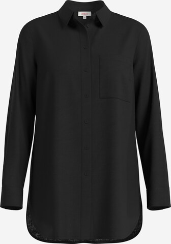 s.Oliver Blouse in Black: front