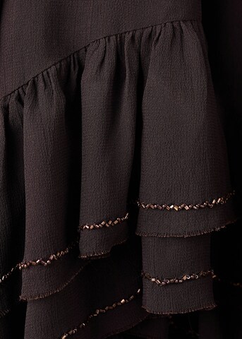 MANGO Blouse 'Marron' in Brown