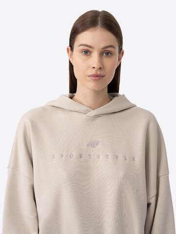 4F Sportief sweatshirt 'F0717' in Beige