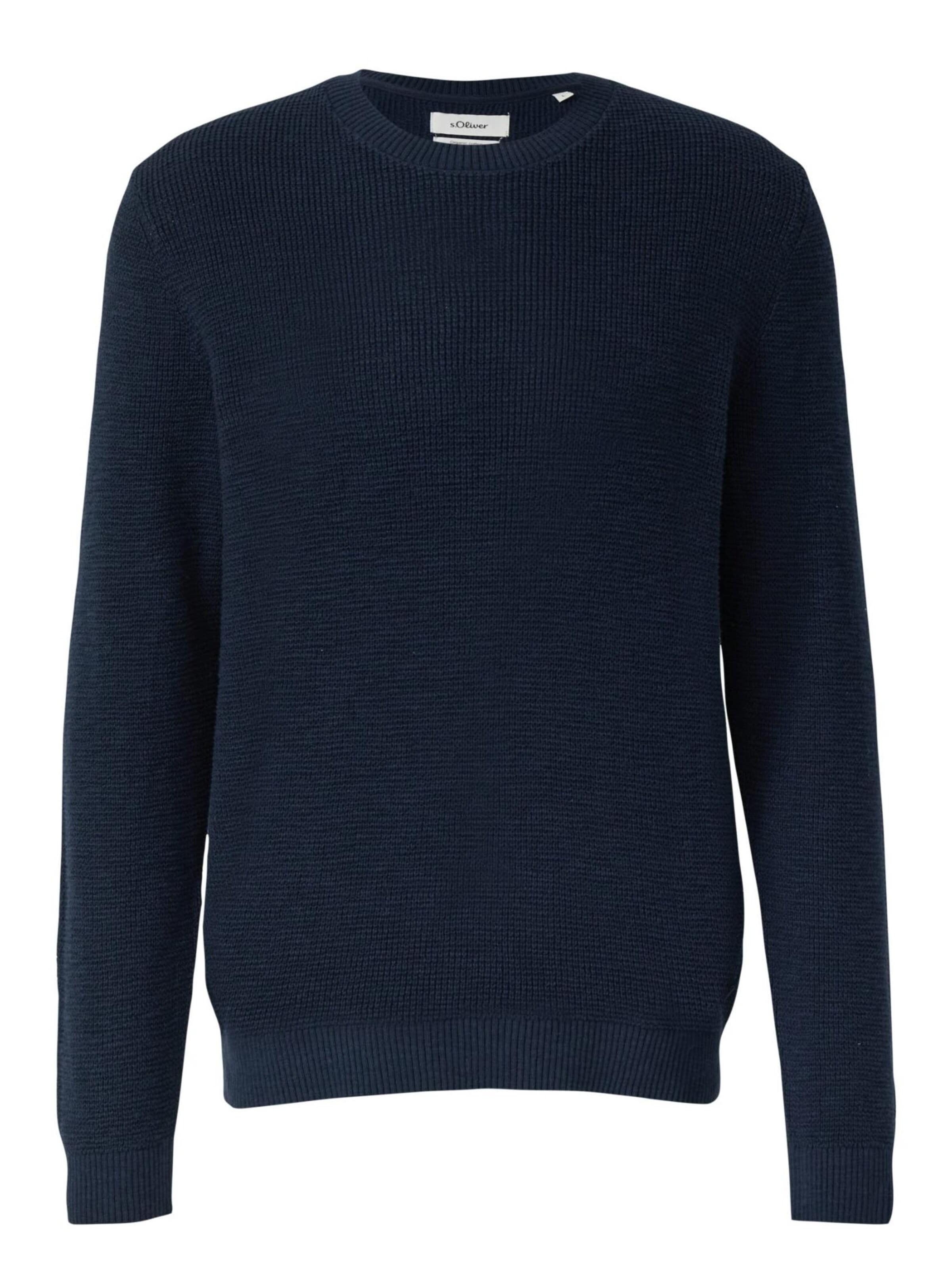s.Oliver Pull-over en L en bleu, Vue avec produit