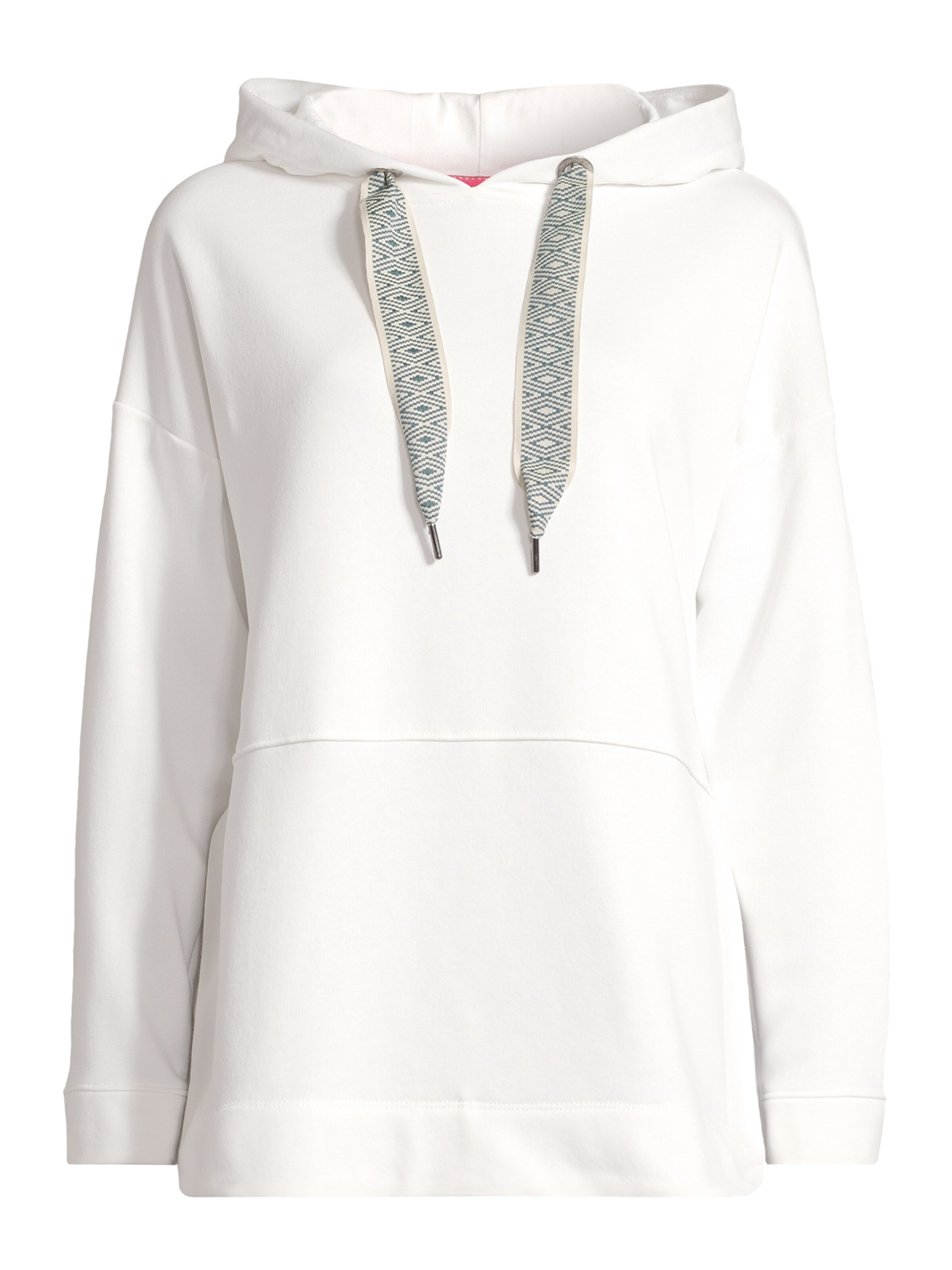 salzhaut Sweatshirt 'Netwieser' in White: front
