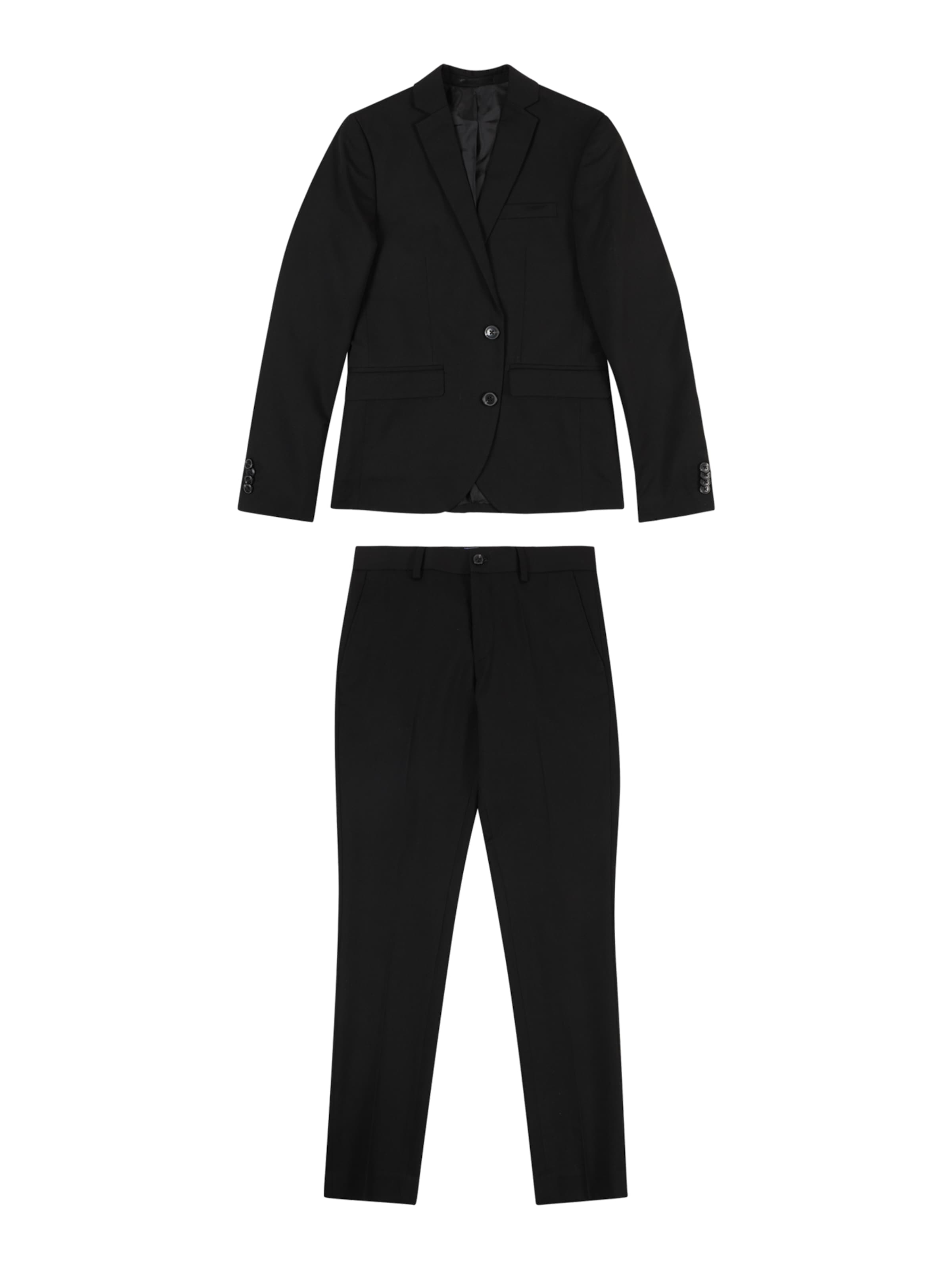 Jack & Jones Junior Regular Puku 'JPRSolar' värissä musta: etupuoli