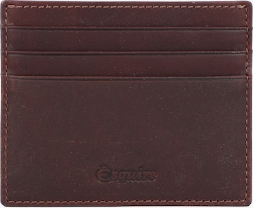 Esquire Kreditkartenetui in Braun: Vorderseite