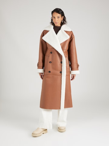 HUGO Red Winter Coat 'Mafalu' in Brown: front
