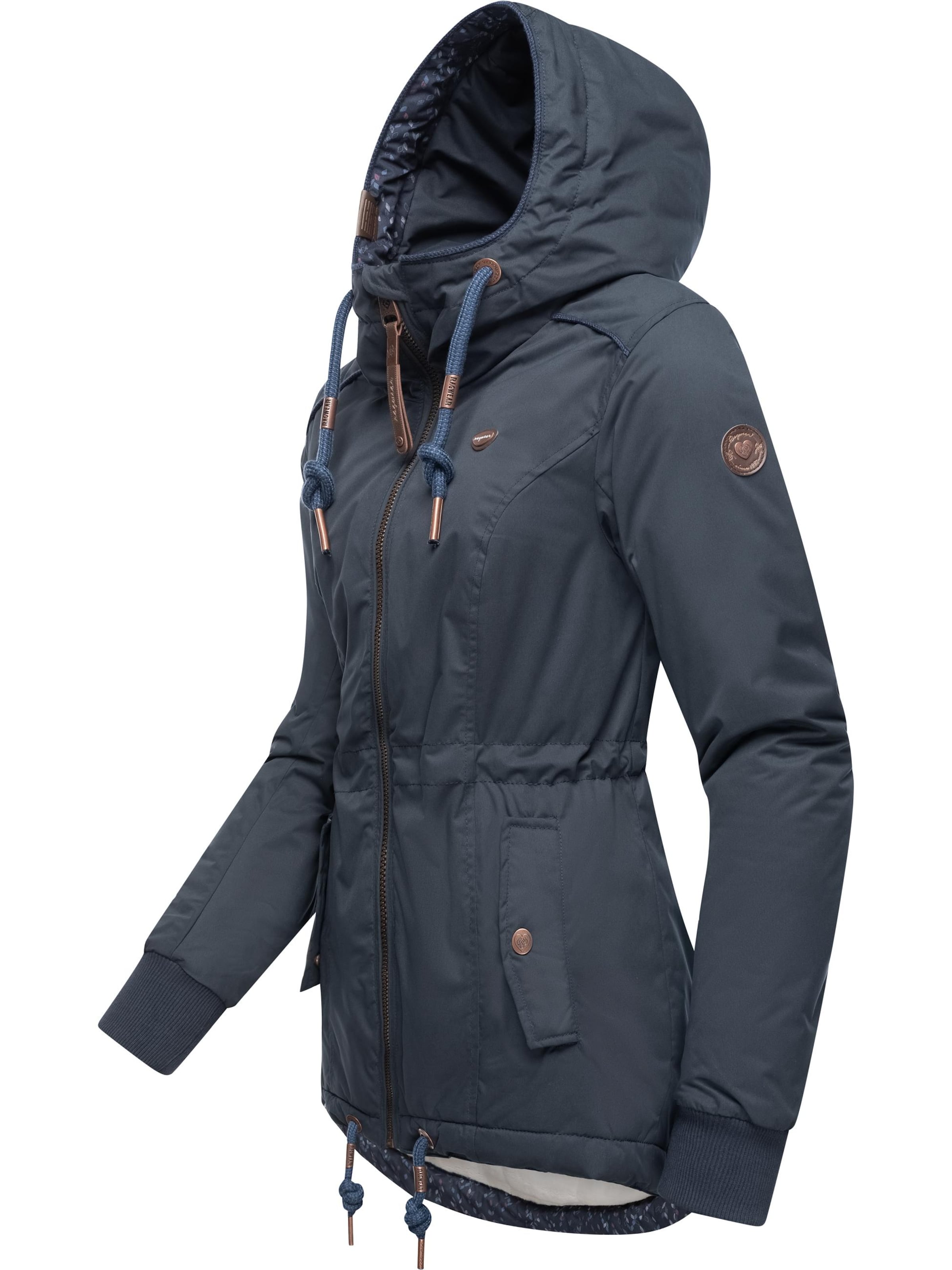 Ragwear Weatherproof jacket 'Danka' in Blue