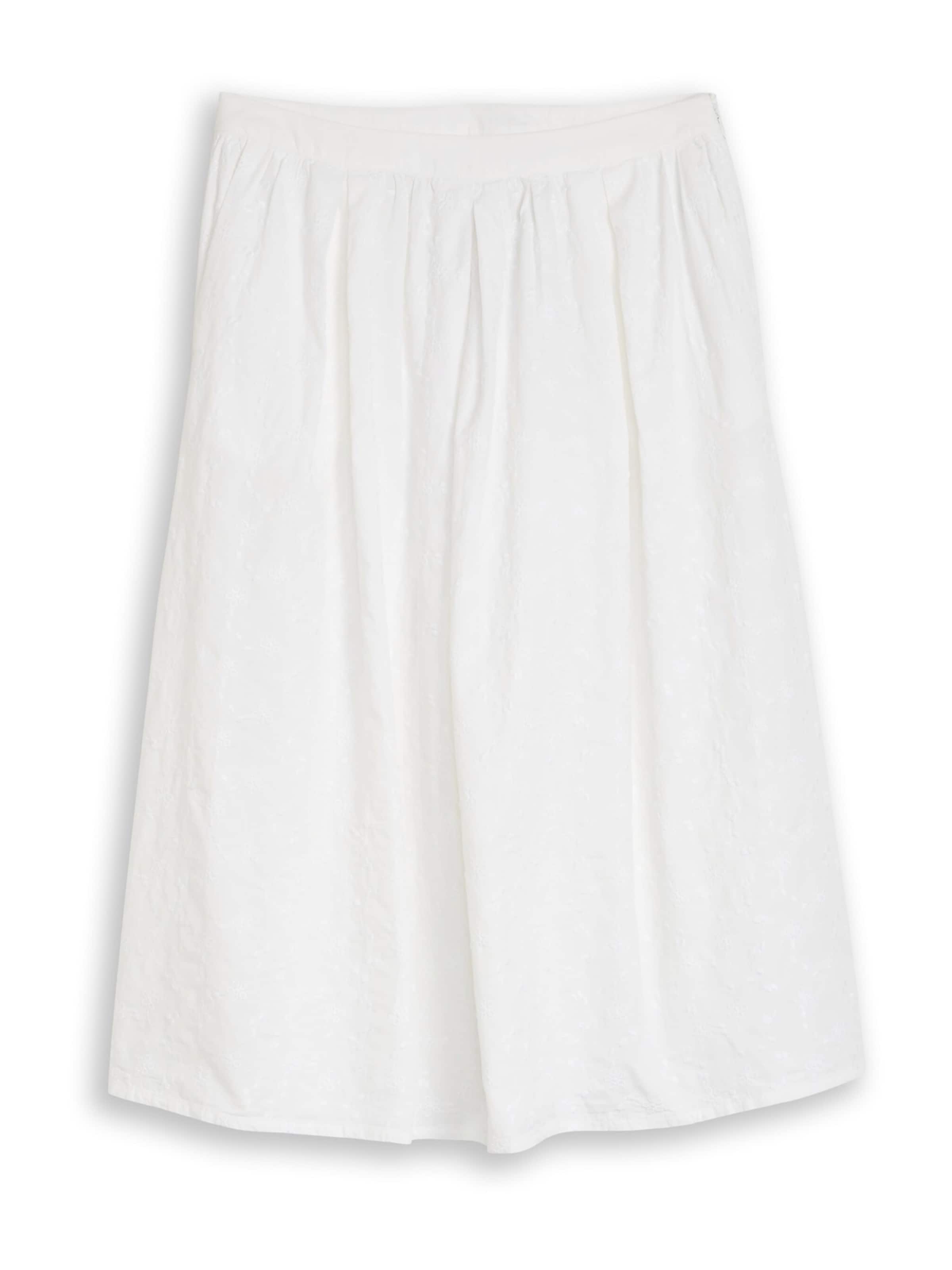 TOM TAILOR Skirt in White: front
