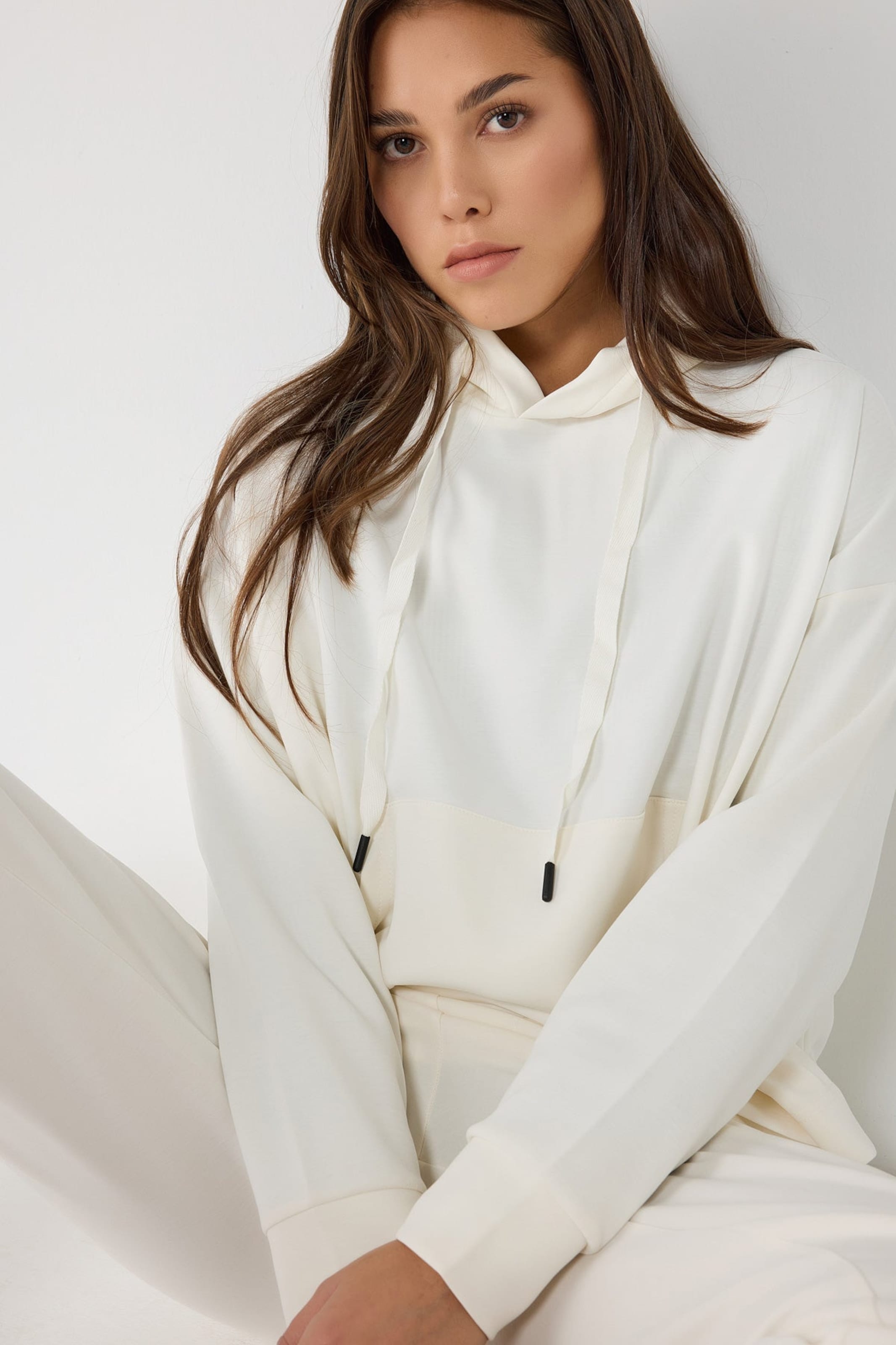 No Matter What Sweatshirt in Beige