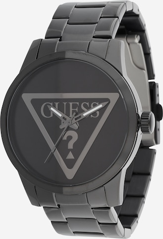 Montre à affichage analogique GUESS en noir : devant