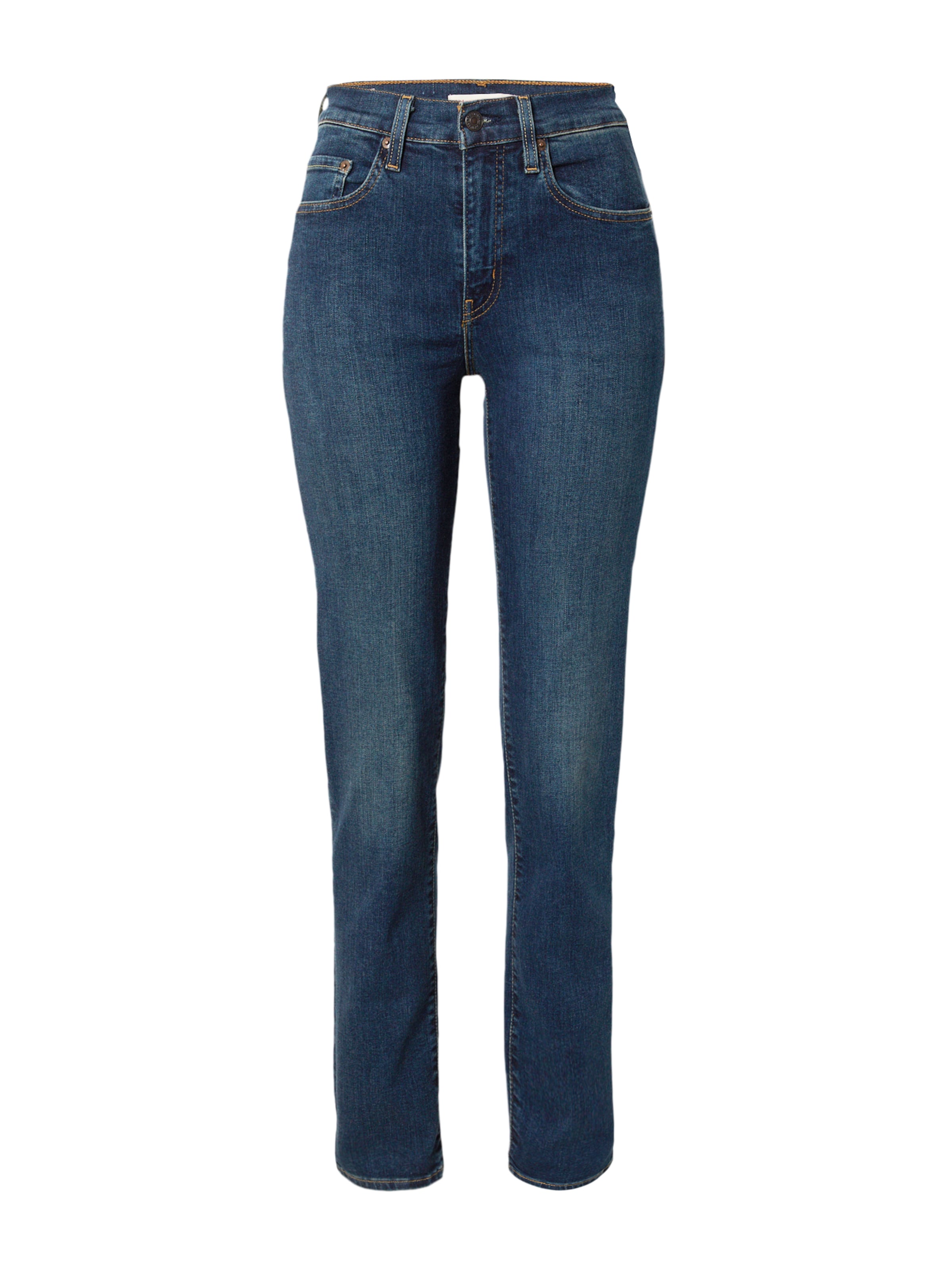 LEVI'S ® Regular Jeans  '724™ High Rise Straight' in Blau: Vorderseite