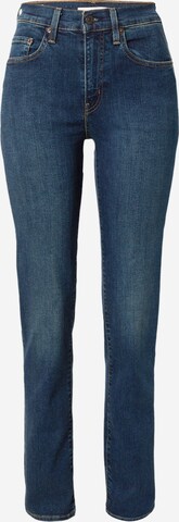 LEVI'S ® Jeans '724 High Rise Straight' in Blauw: voorkant