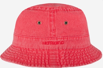 Hatland Hoed 'Fisherman' in Rood: voorkant