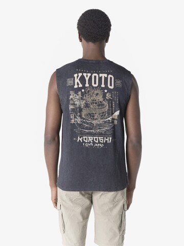 T-Shirt KOROSHI en noir : devant