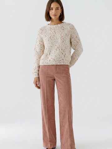 OUI Flared Pants in Pink: front