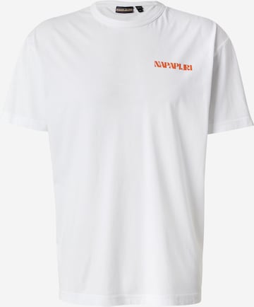 T-Shirt 'S-SNIBSTON' NAPAPIJRI en blanc : devant