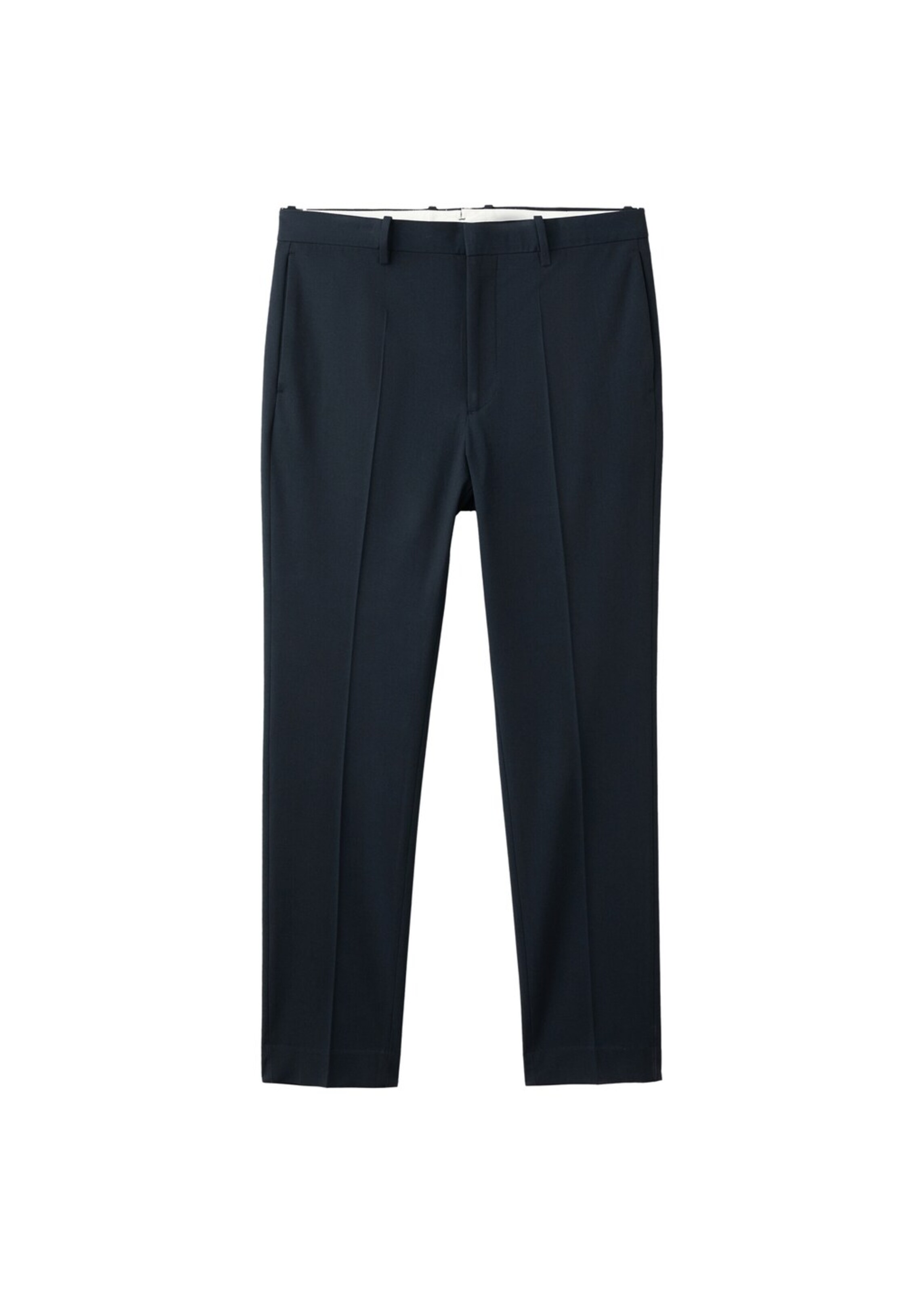 MANGO MAN Slim fit Pants in Blue: front