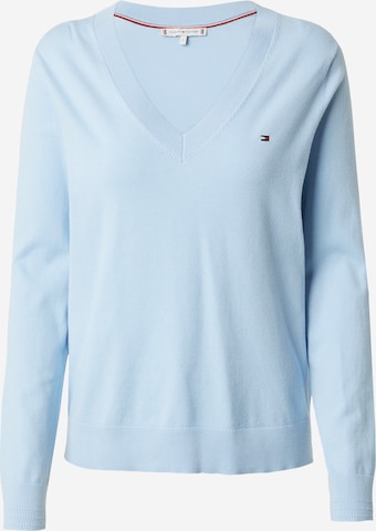 Pull-over TOMMY HILFIGER en bleu : devant