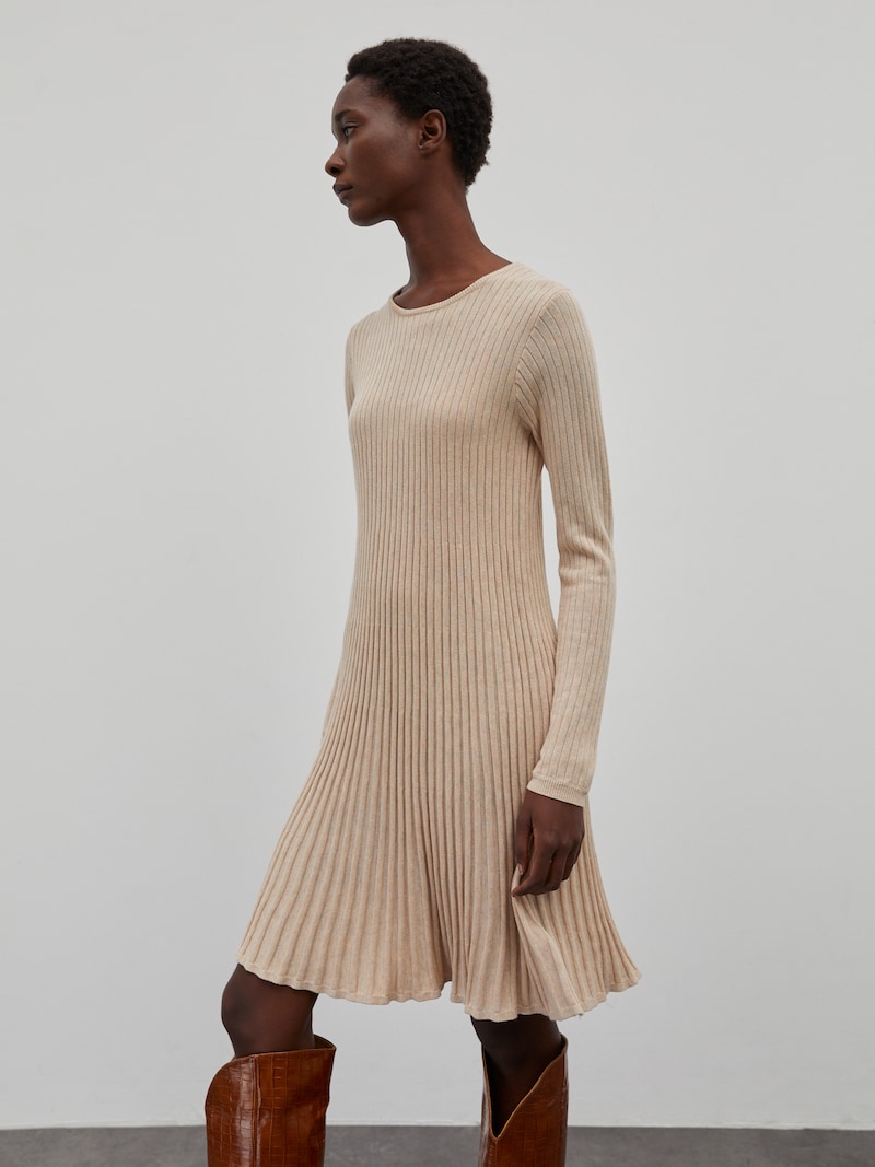 Knit Dresses EDITED Knit dresses Mottled Beige