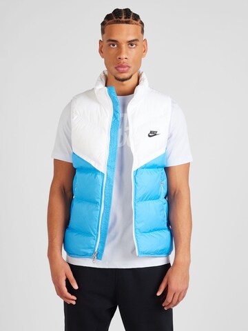 Nike Sportswear Bodywarmer in Wit: voorkant