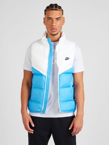 Nike Sportswear - Chaleco en blanco: frente