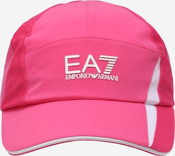 Cappello da baseball di EA7 Emporio Armani in rosa