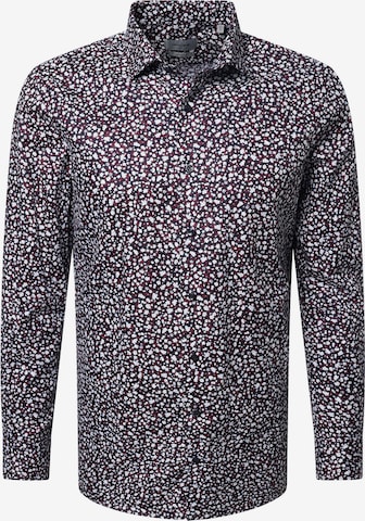 Coupe regular Chemise 'Kent' PIERRE CARDIN en mélange de couleurs : devant