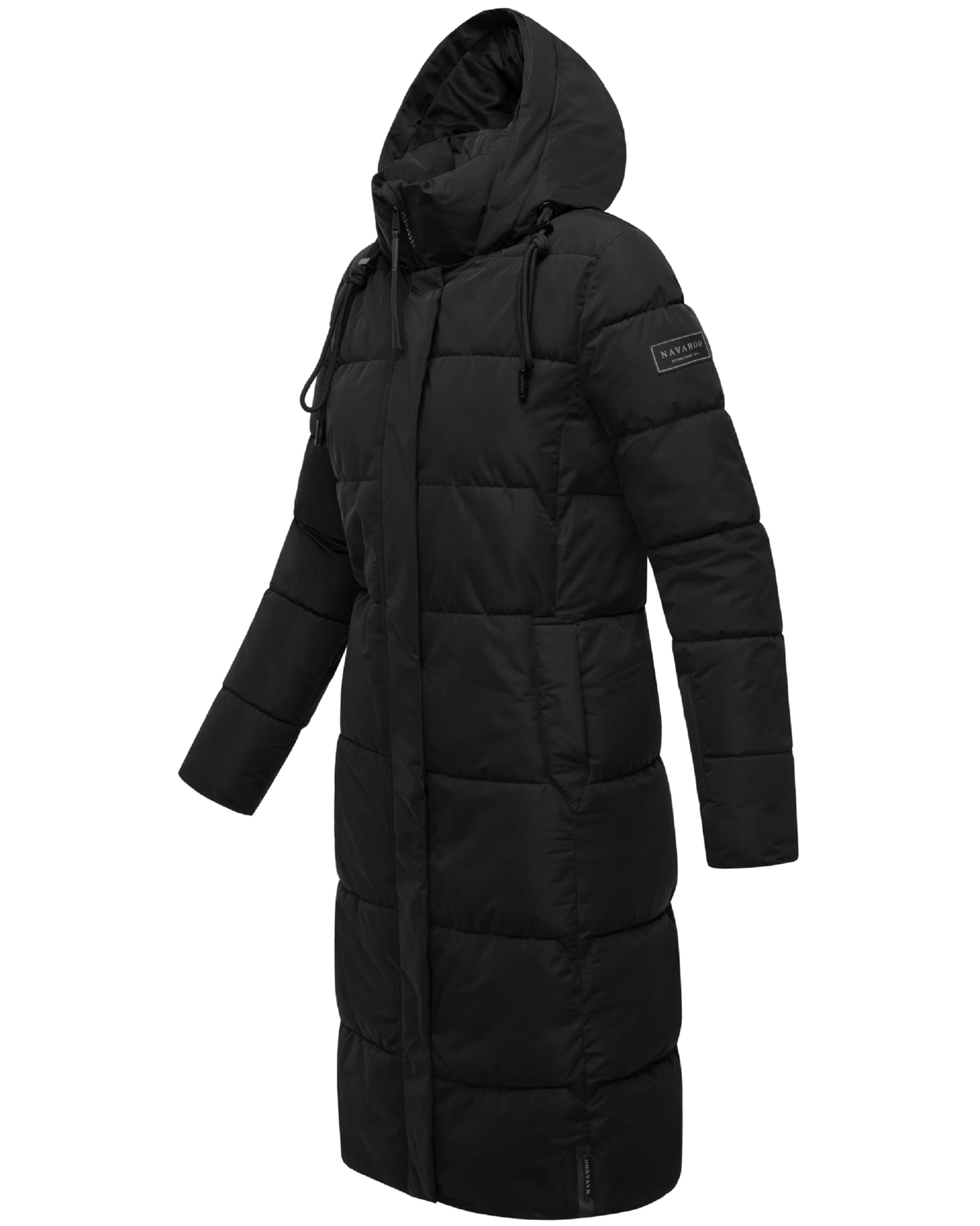 NAVAHOO Winter coat 'Blitzliebe XIV' in Black