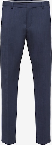 SELECTED HOMME Trousers with creases 'ELON' in Blue: front