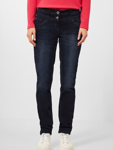 CECIL Slimfit Jeans 'Scarlett' in Blauw: voorkant