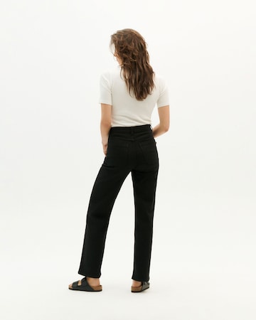Thinking MU Regular Jeans 'Theresa' in Zwart