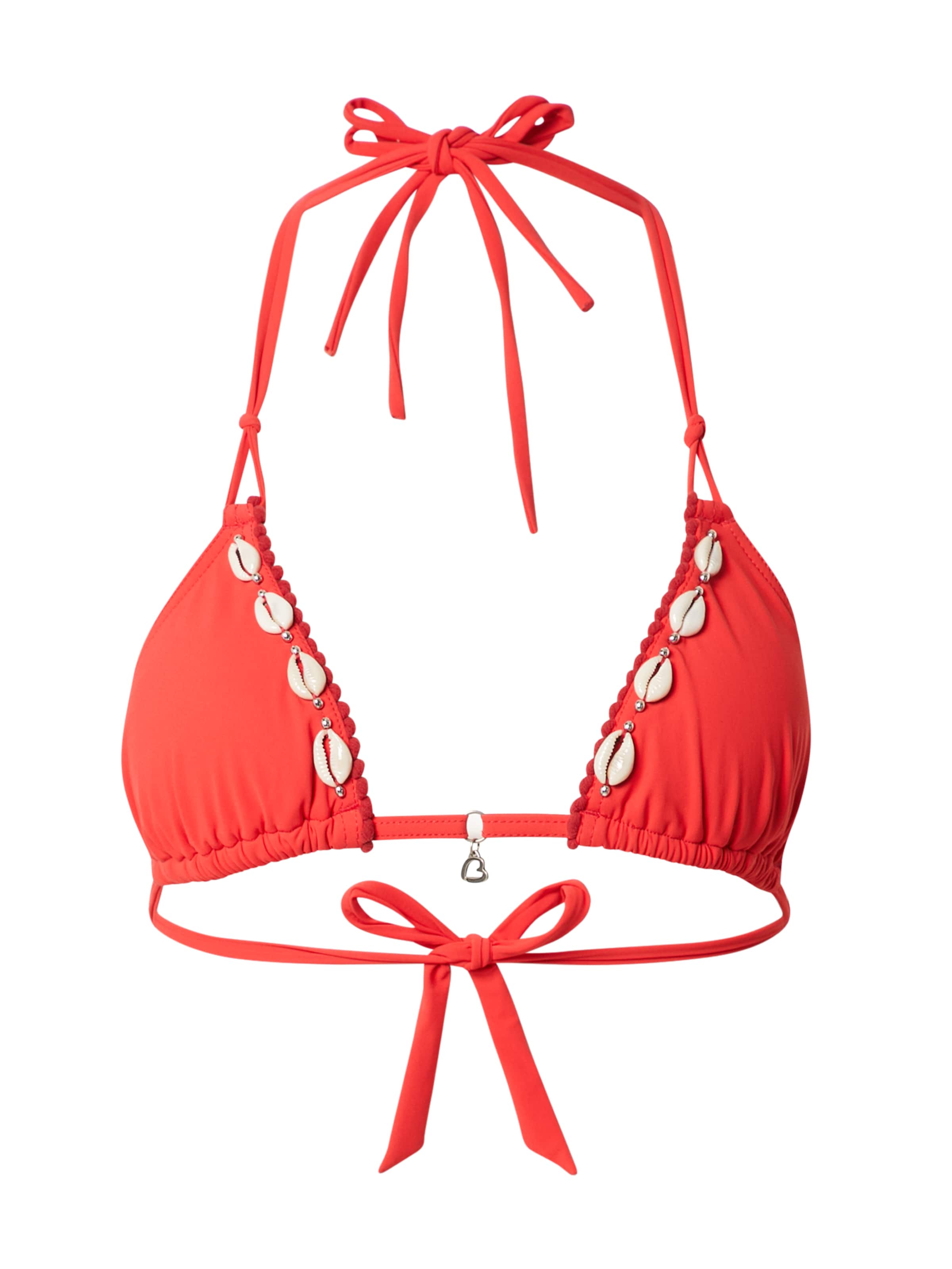 Banana Moon - Triángulo Top de bikini en rojo: frente