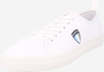 Baskets basses 'Level' bugatti en blanc : devant