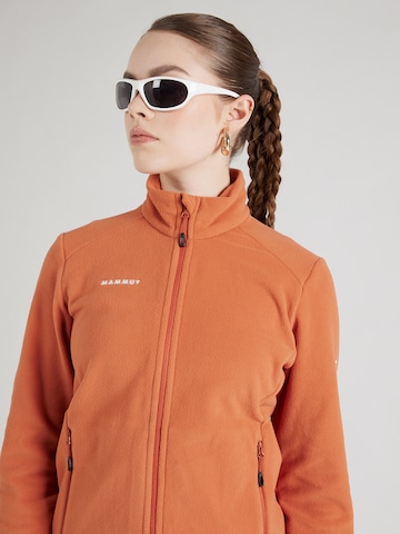 Jachetă  fleece funcțională 'Innominata' de la MAMMUT pe portocaliu
