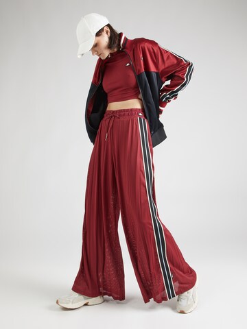 ELLESSE Wide leg Pants 'Lillie' in Red