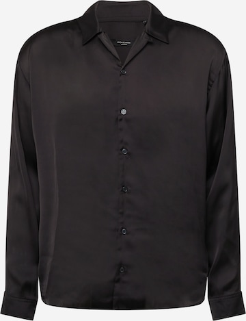 JACK & JONES Comfort Fit Hemd 'BLADRAPE' in Schwarz: predná strana