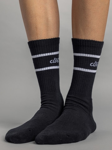 Dirts Socken 'Classic Striped Socks'‌‌‌‌‌‌ in Schwarz