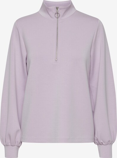 b.young Sweater 'BYPUSTI HALFZIP' in pastelllila, Produktansicht