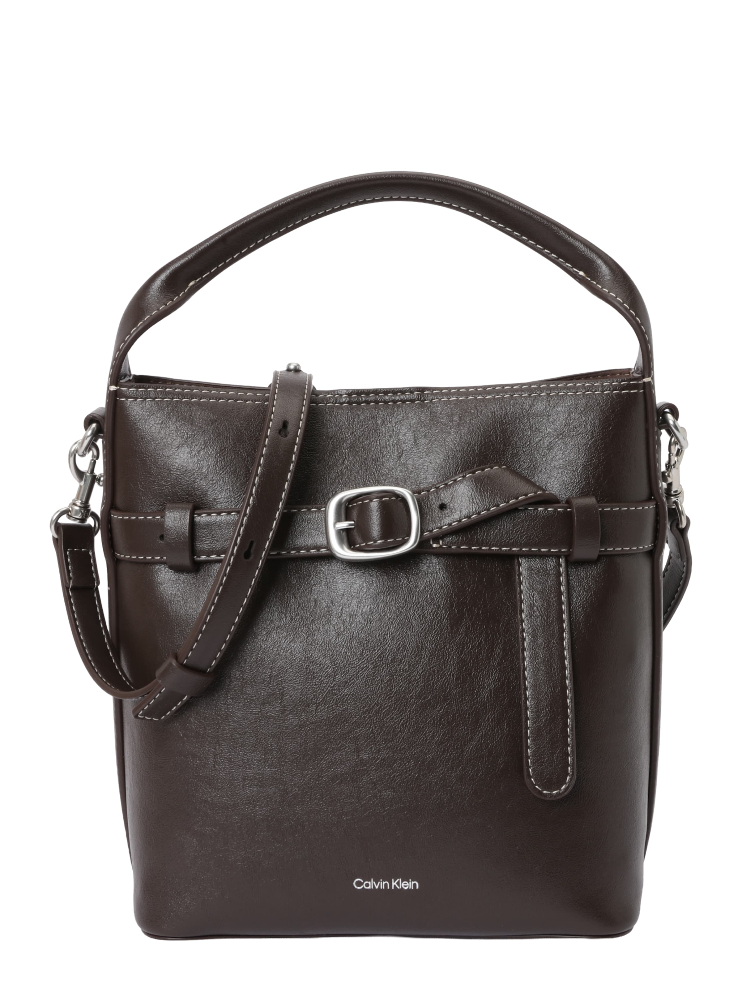 Calvin Klein Torba na ramię w kolorze brązowy: przód