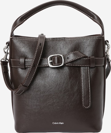 Calvin Klein Torba na ramię w kolorze brązowy: przód