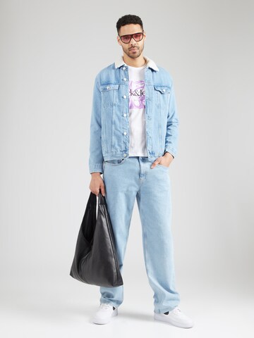 JACK & JONES T-Shirt 'JWHLAFAYETTE' in Weiß