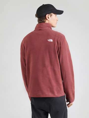 THE NORTH FACE Funkční fleecová mikina 'GLACIER' – červená
