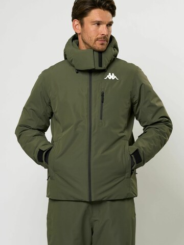 KAPPA Talvitakki ' Ski Jacket ' värissä vihreä: etupuoli