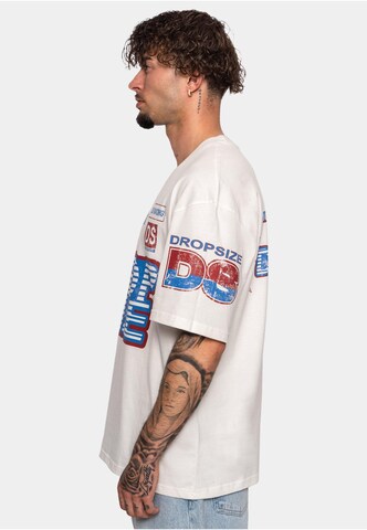Dropsize - Camisa 'Racing' em branco