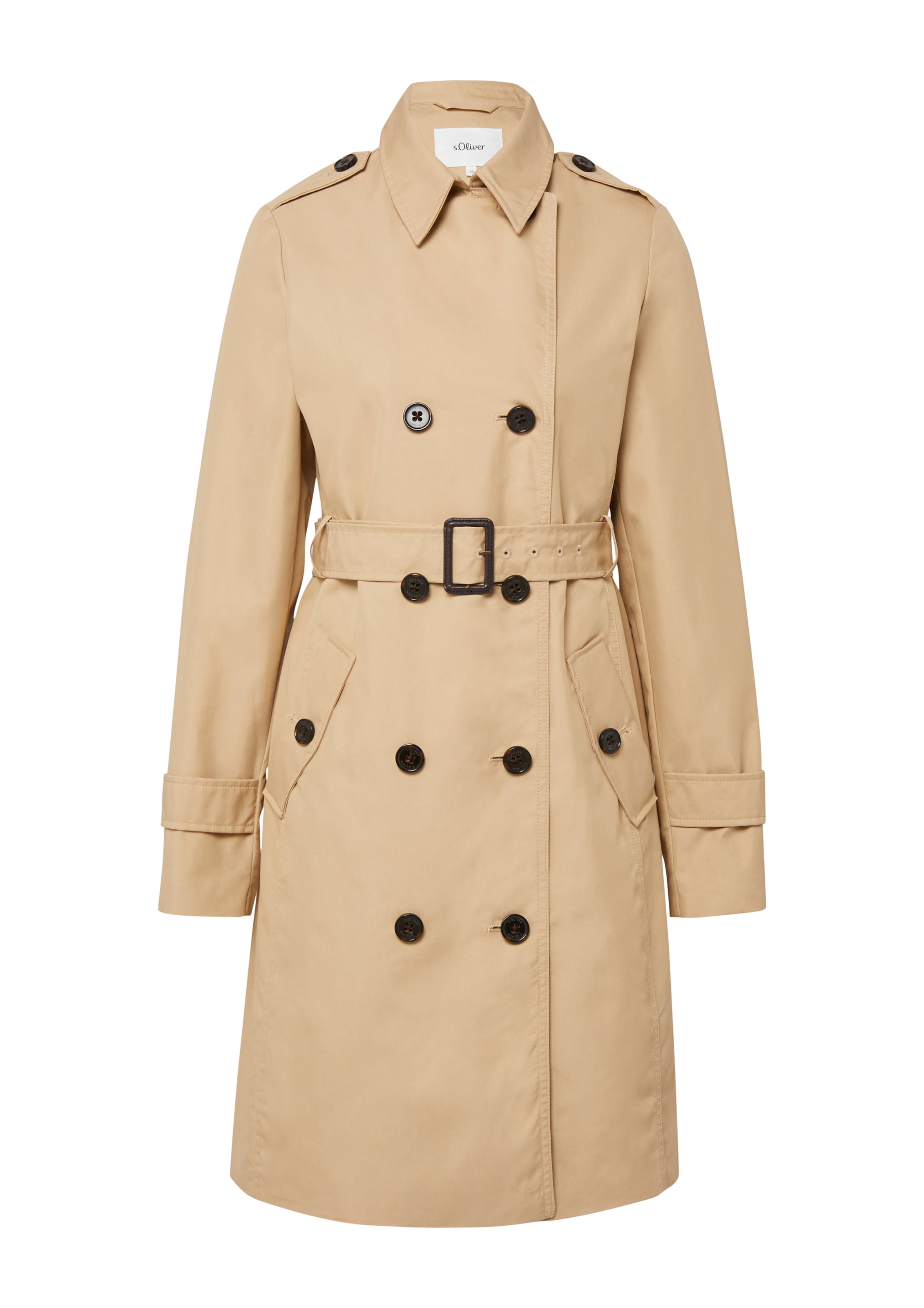 s.Oliver Outdoor-Mantel in beige, Produktansicht