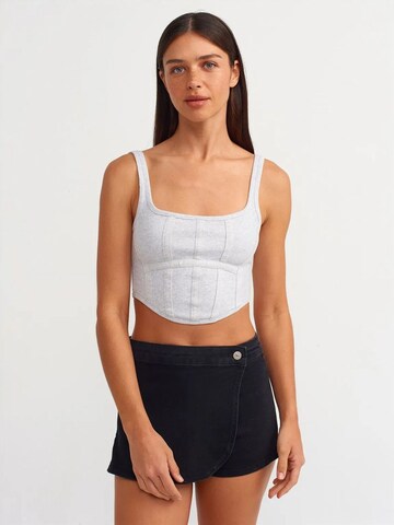 Dilvin Top in Grey