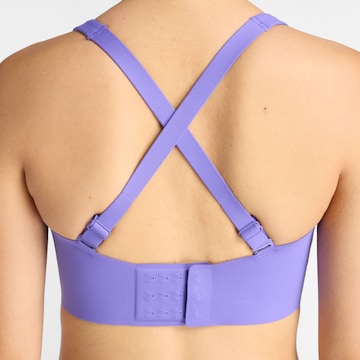 new balance - Soutien Bustier Soutien de desporto em roxo